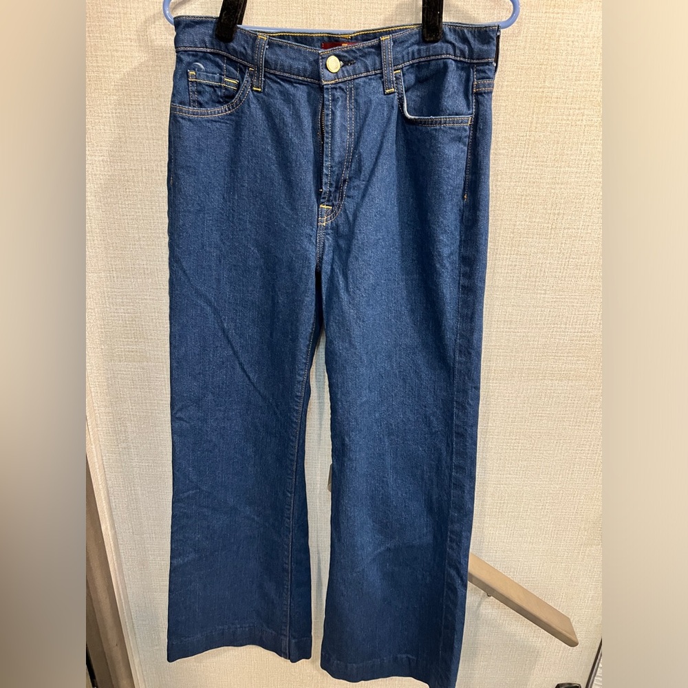 7 for all mankind  Dojo Flare Leg Jeans - Blue, size 30